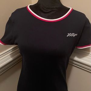 This nice soft Tommy Hilfiger shirt is so feminine and cute!